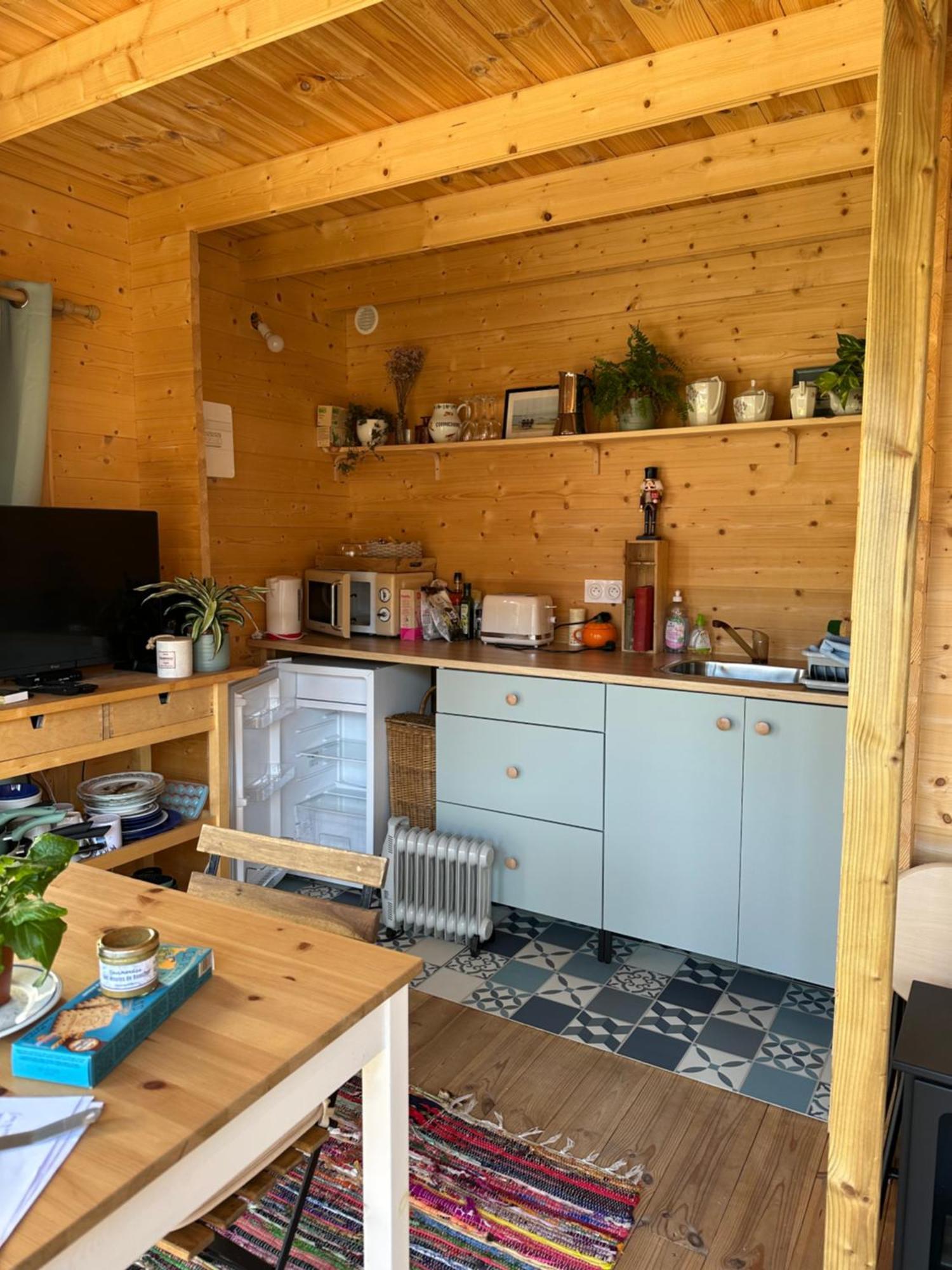 Maison En Bois 1 Chambre 4 Couchages Type Tiny House Granville Exterior photo